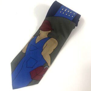 The Beatles "A Hard Day's Night" Neck Silk Tie 1991 Apple Vintage